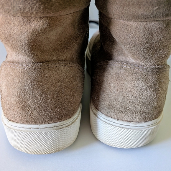 UGG Olli Tan High-Top Sneakers – Men’s Size 10 (Women’s 12), Suede with Side Zip - Picture 5 of 8